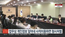 업무상 개인정보 알아내 사적이용하면 형사처벌