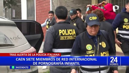 SJL: desarticulan red de pornografía infantil que operaba a nivel nacional