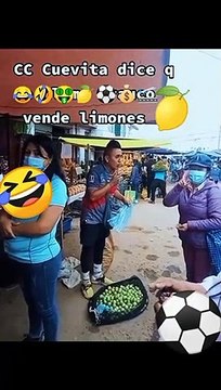 Saca más que en Alianza : Doble de 'Cuevita' sorprende al vender limones en mercado