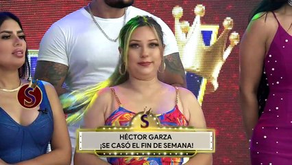 Héctor Garza se casa en secreto