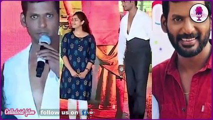 'എനിക്കൊരു മകളുണ്ട്' ; വേദിയില്‍ വികാരഭരിതനായി വിശാല്‍