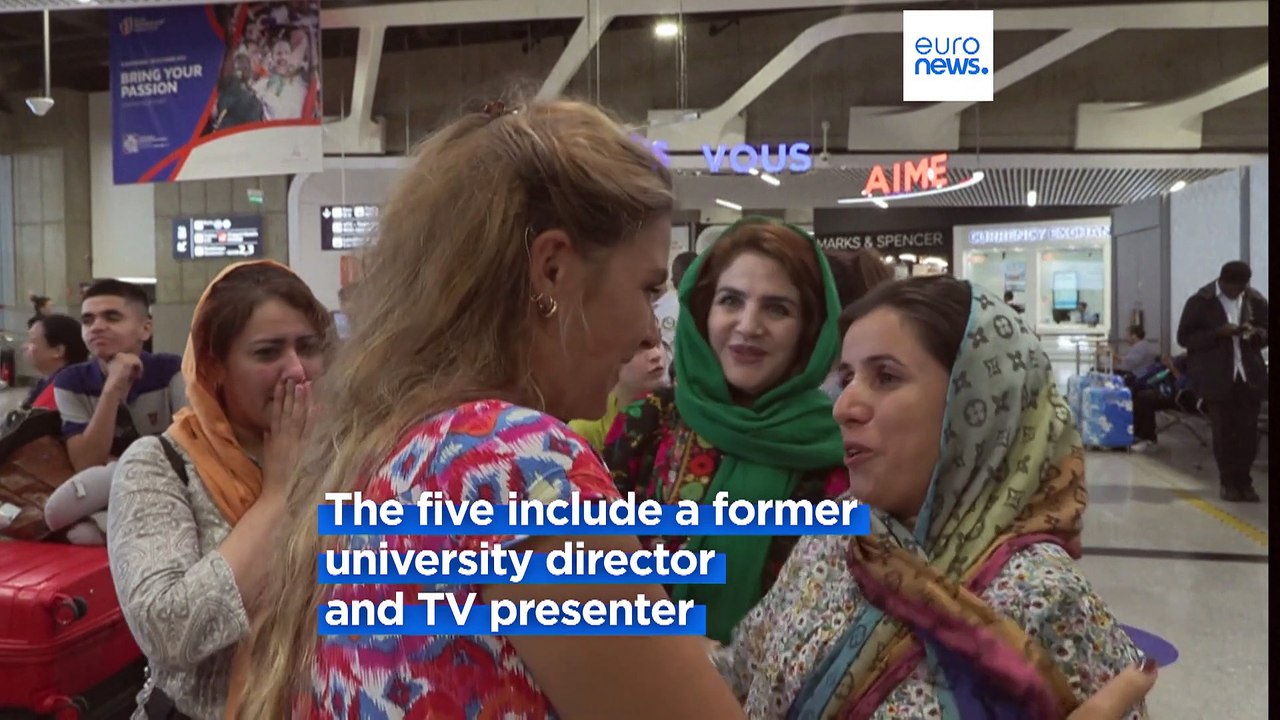 'Don't forget Afghanistan', says one of the Afghan women evacuated to France