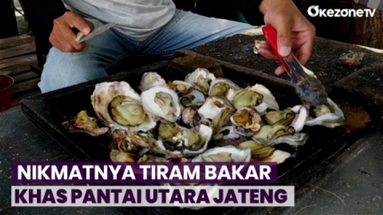 Mencicipi Kuliner Tiram Bakar Khas Pantai Ngebum, Kendal, Jateng