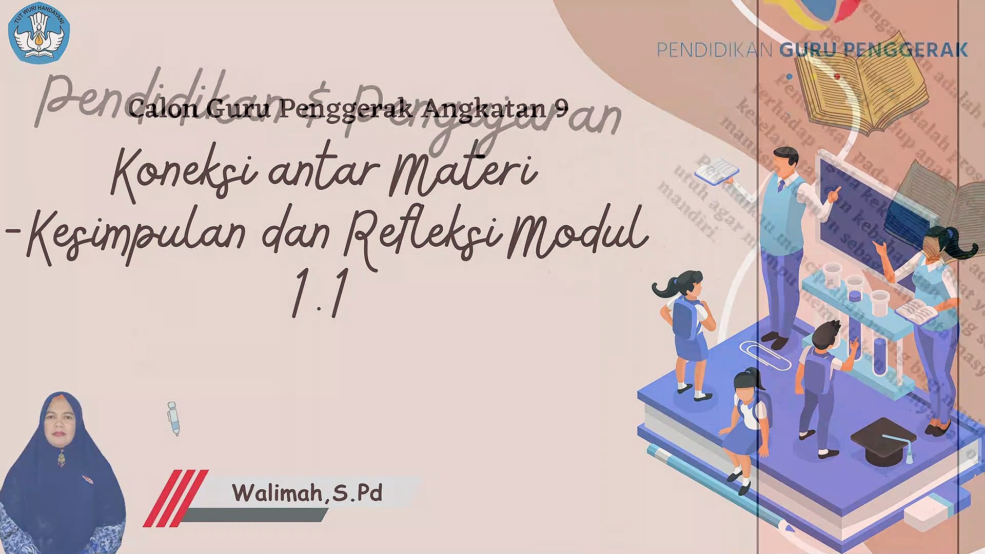 Contoh tugas CGP(Calon Guru Penggerak) Angkatan 9