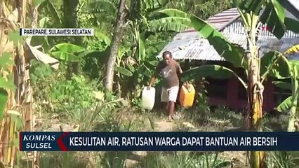 Kesulitan Air, Ratusan Warga Dapat Bantuan Air Bersih
