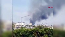 İzmir'de palet fabrikasında yangın çıktı