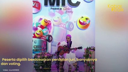 YURISANA SEPTEASA, MUSISI SUKABUMI LOLOS 8 BESAR AJANG PENCARIAN BAKAT MUSIK TIKTOK LIVE, PROGRAM GIMME THE MIC