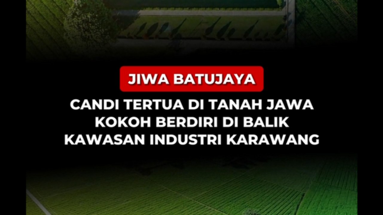 Jiwa Batujaya, Candi Tertua di Tanah Jawa Kokoh Berdiri di Balik Kawasan Industri Karawang