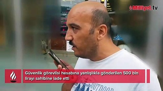 Hesabına yanlışlıkla gönderilen 500 bin lirayı sahibine iade etti: Vatandaşlık görevimizi yaptık