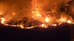 2023 Kelowna Forest Fire: Harrowing up-close shot of trees being torched at night