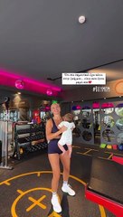 Η Ιωάννα στο γυμναστήριο με τον Νουνίτο