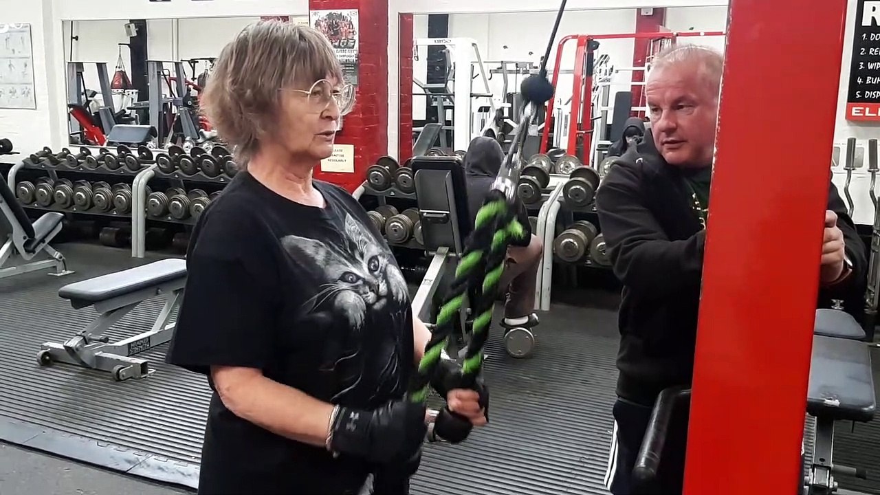 Sandra Williams and Mr Universe 3