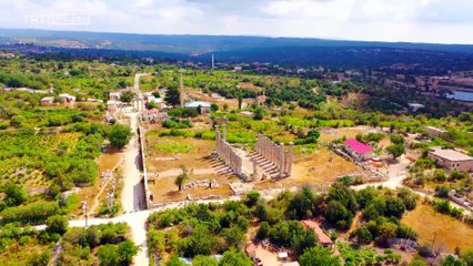 Download Video: Uzuncaburç Antik Kenti Akdeniz'in tarihine ışık tutuyor