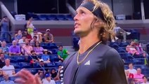 Moment US Open fan sings ‘Hitler’s anthem’ at German tennis star