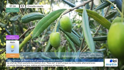 A Lagorce, la plus grande oliveraie bio d'Ardèche, ses huiles, ses olives et ses produits transformés
