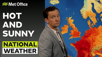 Met Office Afternoon Weather Forecast 05/09/23 - Largely blue skies