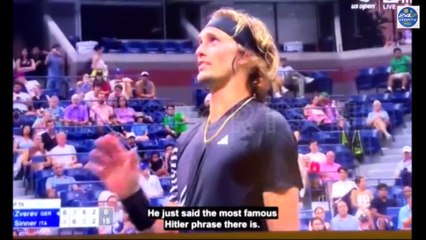 Alexander Zverev Stops Play to Demand Fan is Removed from the US Open Arena Over Adolf Hitler Slur-