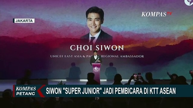 Choi Siwon Super Junior Hadiri KTT ASEAN 2023 Sebagai Duta UNICEF Asia Timur dan Pasifik