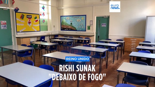Rishi Sunak debaixo de fogo: Primeiro-ministro do Reino Unido acusado de negligenciar escolas
