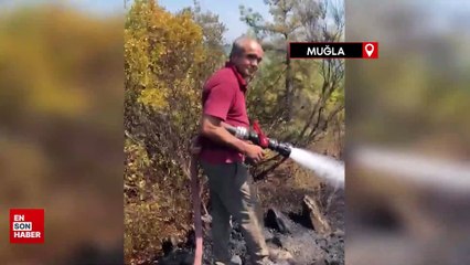 Muğla'da düşen yıldırımlar 1 günde 36 yangına sebep oldu