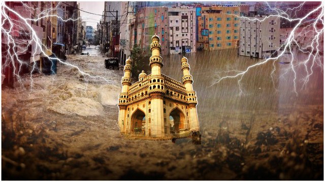Hyderabad Rains.. భారీగా కురుస్తున్న వర్షాలతో లోతట్టు ప్రాంతాలన్నీ జలమయం.. | Telugu OneIndia