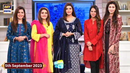 Good Morning Pakistan | 5th September 2023 | Kiran Khan | Zohreh Amir | ARY Digital