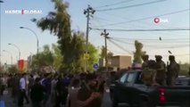 Kerkük’te Irak ordusuna ait konvoy taşlandı: 4 yaralı