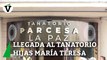 Las hijas de María Teresa Campos llegan al tanatorio de La Paz