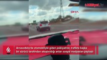 Psikiyatrist trafikte dehşeti yaşadı! Görüntüleri sosyal medyada paylaştı