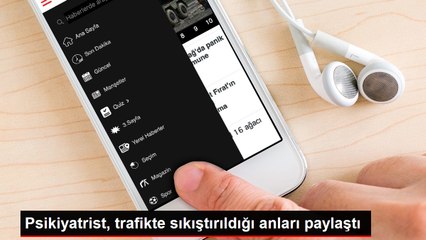 Psikiyatrist, trafikte sıkıştırıldığı anları paylaştı