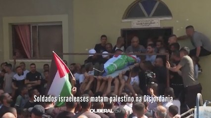 Скачать видео: Soldados israelenses matam palestino na Cisjordânia