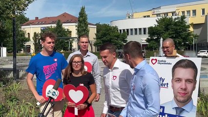 Michał Przybylak "dziesiątką" na liście KO w okręgu pilskim. Kandydat Nowoczesnej zaprezentowany