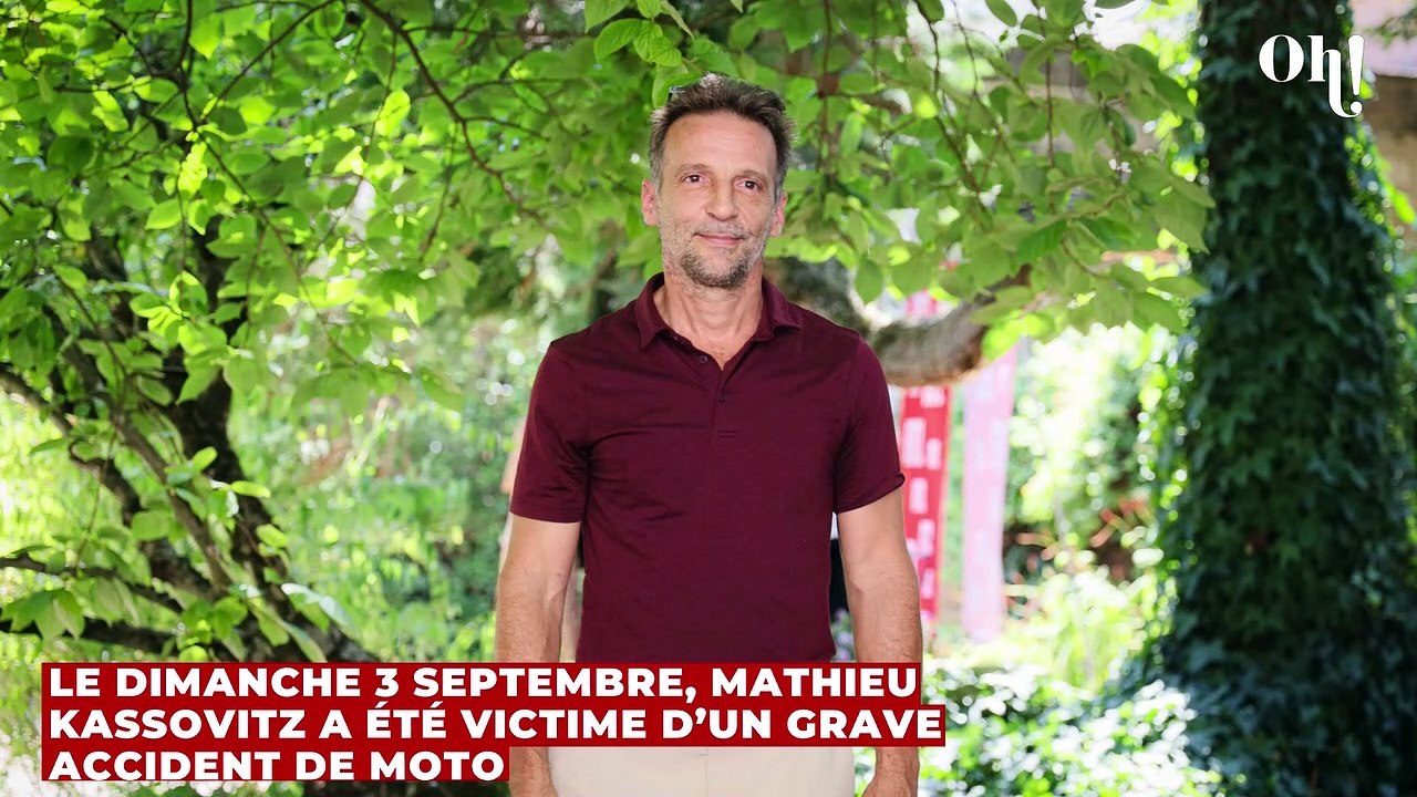 Mathieu Kassovitz victime d’un grave accident de moto : sa famille donne des nouvelles rassurantes