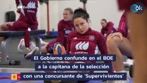 Iceta condecora a una concursante de ‘Supervivientes’ al confundirla con la capitana de la Selección