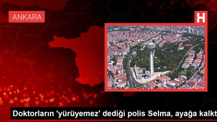 Doktorların 'yürüyemez' dediği polis Selma, ayağa kalktı