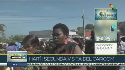 Domínguez: Caricom está promoviendo el diálogo entre los diferentes sectores en Haití