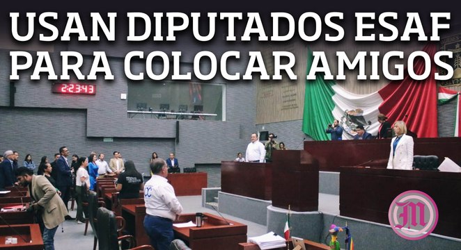 Diputados de Morelos acomodan a 'cuates' en Órgano Auditor