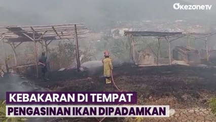 Kebakaran di Tempat Pengasinan Ikan Berhasil Dipadamkan