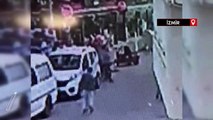 İzmir'deki silahlı saldırı anı kamerada