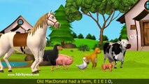 Old MacDonald Had A Farm - 3D Animation English Nursery Rhymes & Songs for children