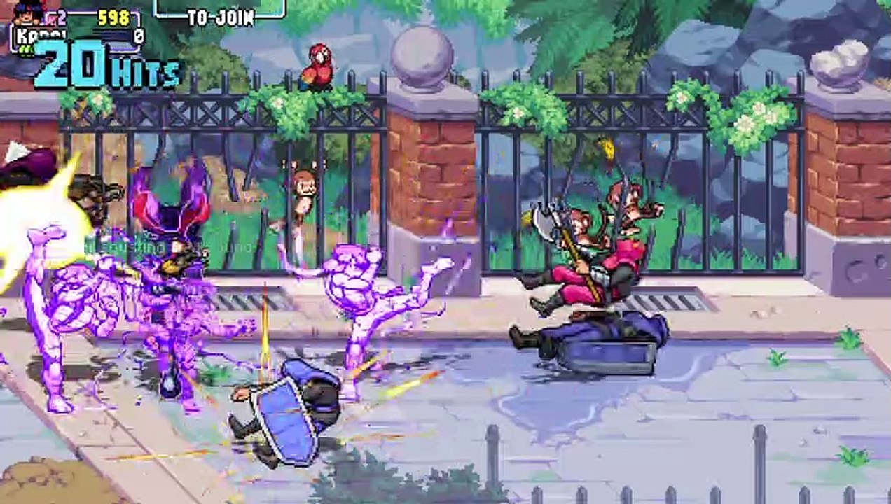 TMNT: Shredder's Revenge - Gnarly Difficulty - Stage 04 - Karai - Solo - Story Mode