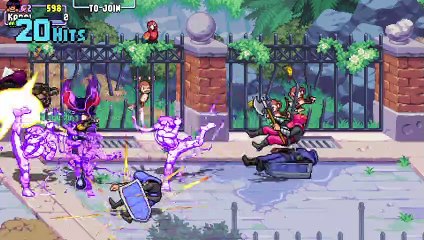 TMNT: Shredder's Revenge - Gnarly Difficulty - Stage 04 - Karai - Solo - Story Mode