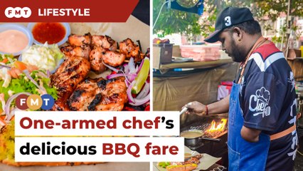 One-armed chef Sureshwaran serves tasty western food in PJ