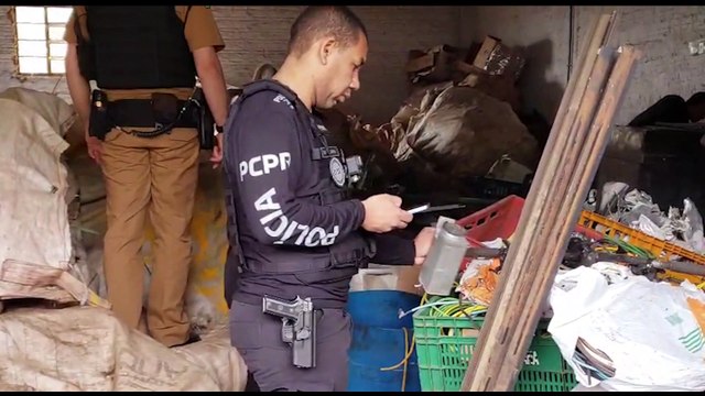 Furto e receptação de fios de cobre: Órgãos de segurança fiscalizam estabelecimentos