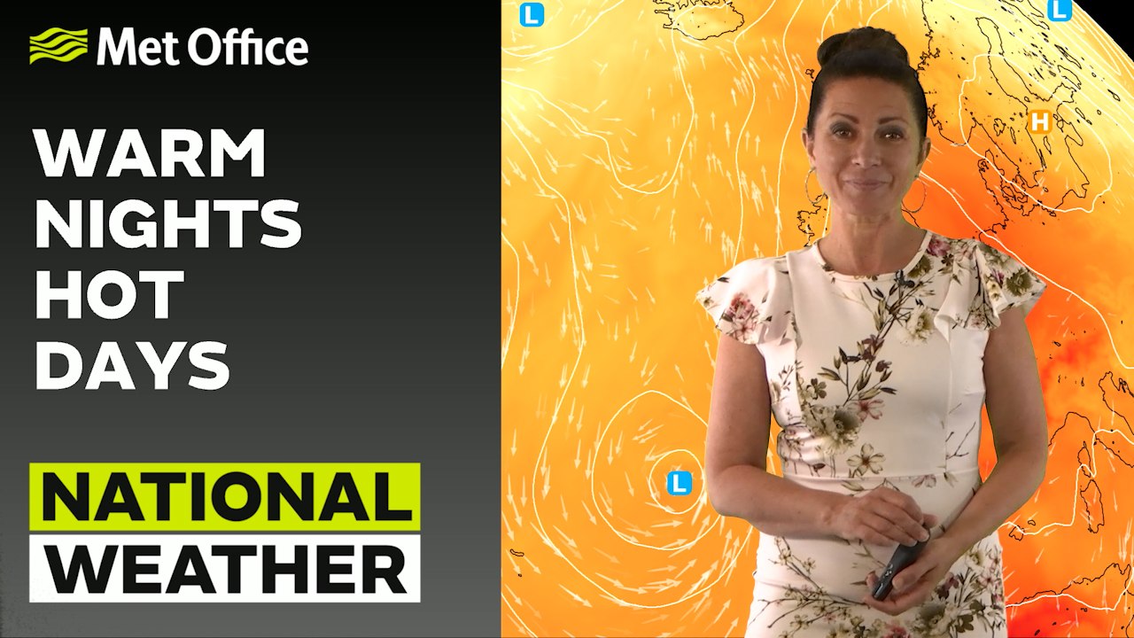 Met Office Evening Weather Forecast 05/09/23 - Staying largely dry and bright