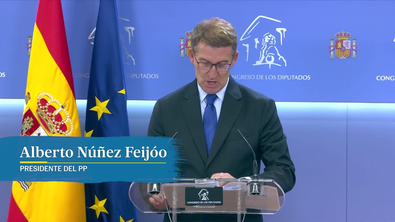Feijóo: "Si Puigdemont nos propone la amnistía como requisito para mi investidura, nos podemos ahorrar la reunión"
