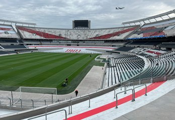 El estadio Monumental está listo para albergar el partido entre Argentina y Ecuador