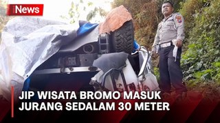 Hindari Mobil, Jip Wisata Gunung Bromo Terjun ke Jurang Sedalam 30 Meter, Satu Orang Tewas