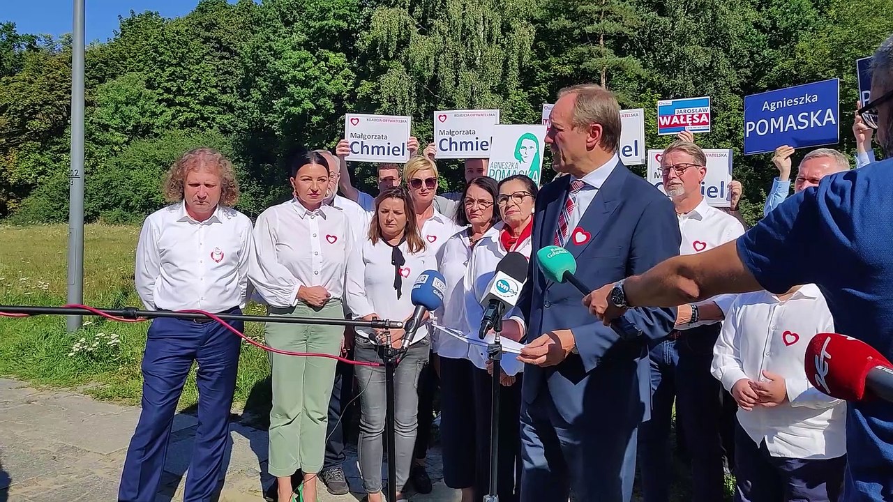 Konferencja prasowa sztabu PO w Gdyni przed wyborami parlamentarnymi / Dziennik Bałtycki