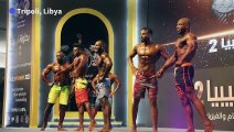 Young Libyans show off chiselled figures at national bodybuilding competition
